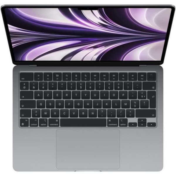 Apple - 13,6" MacBook Air M2 - 8GB RAM - 256GB lagring - Space Grey - AZERTY - Renoverad - Utmärkt skick - Refurbished Grade A+ - Swedish keyboard