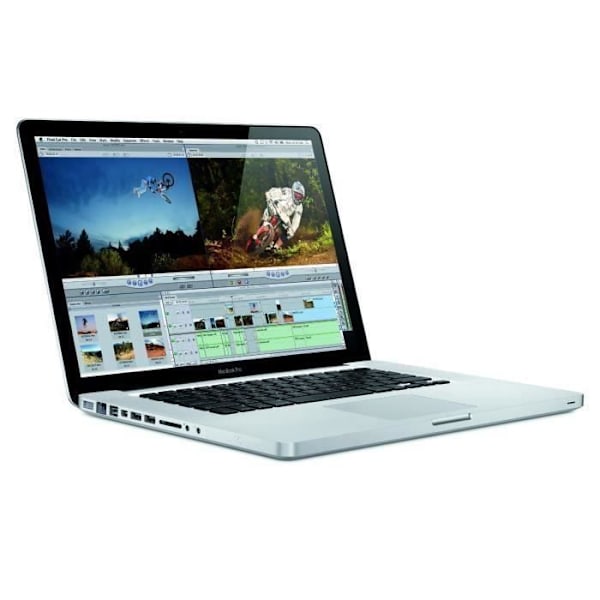 APPLE MacBook Pro 15" 2009 Core 2 Duo - 2,66 Ghz - 8 Go RAM - 128 Go SSD - Harmaa - kunnostettu - Erinomainen kunto - Refurbished Grade B