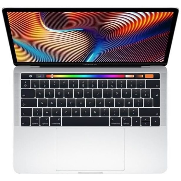 MacBook Pro Touch Bar 13" 2019 Core i7 1,7 Ghz 16 Gt 128 Gt SSD hopea - Kunnostettu - Hyvä kunto - Refurbished Grade C