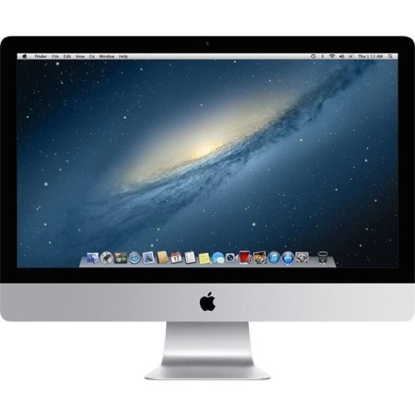 APPLE iMac 27" Core i7 3,4 Ghz 4 GB 512 GB SSD Silver (2012) - Renoverad - Mycket bra skick - Refurbished Grade B - Swedish keyboard