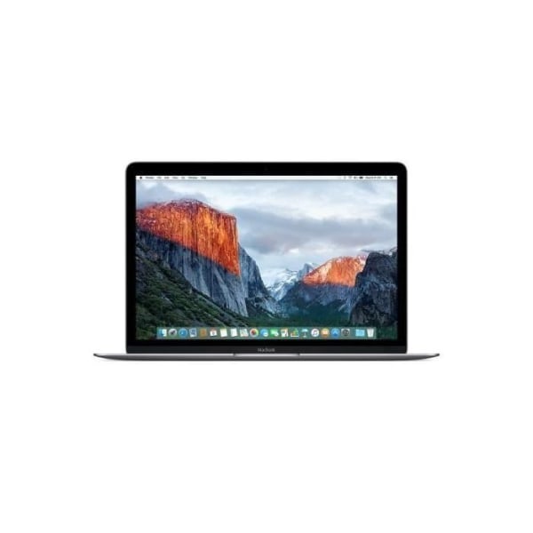 APPLE MacBook Retina 12" 2017 m3 - 1,2 Ghz - 8 GB RAM - 256 GB SSD - Space Grey - Renoverad - Utmärkt skick - Refurbished Grade A+ - Swedish keyboard