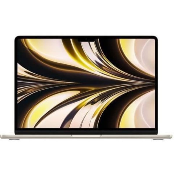 MacBook Air 13" 2022 Apple M2 3,5 Ghz 8 GB 256 GB SSD Stellar Light - Renoverad - Bra skick - Refurbished Grade C - Swedish keyboard
