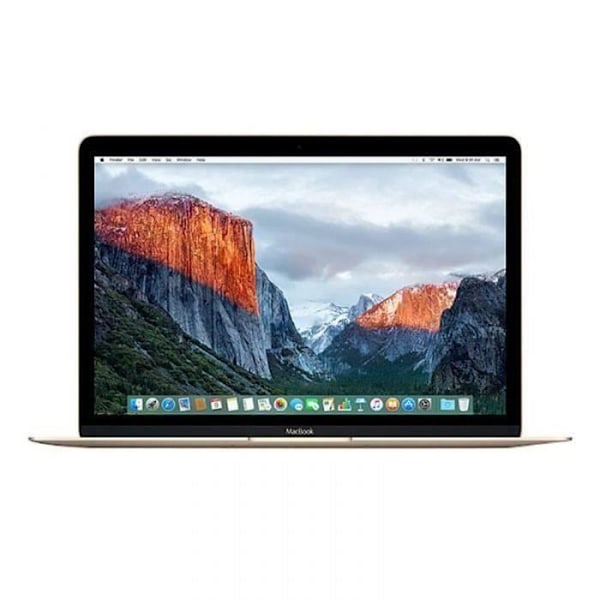 APPLE MacBook Retina 12" 2016 m5 - 1,2 Ghz - 8 Gt RAM - 512 Gt SSD - Kulta - Kunnostettu - Hyvä kunto - Refurbished Grade C