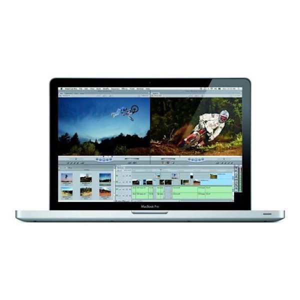 APPLE MacBook Pro 15" 2009 Core 2 Duo - 2,66 Ghz - 8 Go RAM - 250 Go HDD - Harmaa - Kunnostettu - Erinomainen kunto - Refurbished Grade B