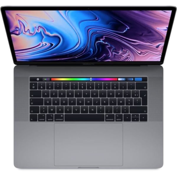 MacBook Pro 15,4" Retina med Touch Bar - Intel Core i7 - 16 GB RAM - 256 GB SSD - Space Grey - Refurbished Grade C - Swedish keyboard