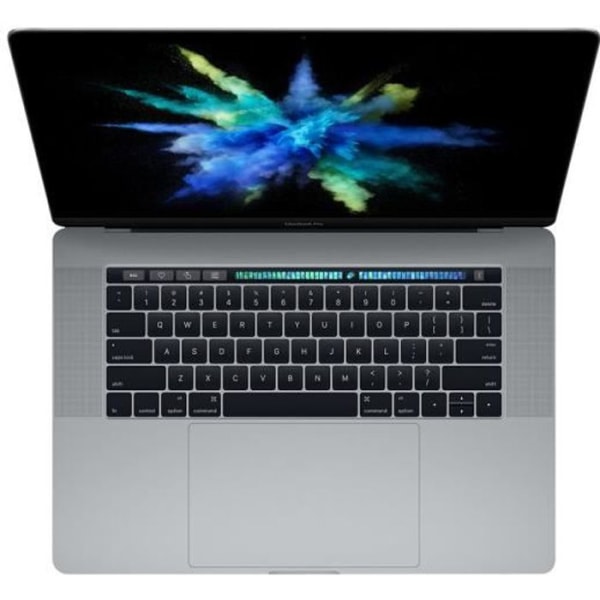 Apple MacBook Pro Touch Bar Core i7 2,7 GHz macOS 10.13 High Sierra 16 Gt RAM 512 Gt SSD 15,4" IPS 2880 x 1800 (WQXGA+)… - Refurbished Grade C Harmaa
