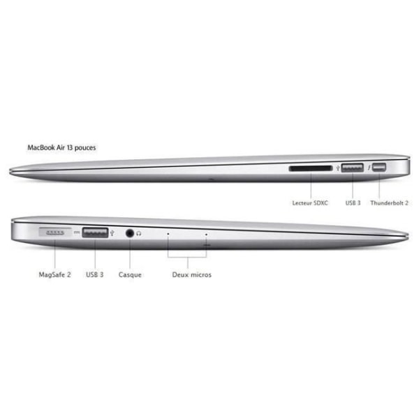 Apple MacBook Air 13,3": Intel Core i5 1,6 Ghz - 8 Gb - 250 Gb NVMe - - Refurbished Grade C - Swedish keyboard