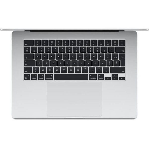 Apple - 15" MacBook Air M3 (2024) - RAM 8Gt - Tallennustila 256Gt - Hopea - AZERTY (2024) - Kunnostettu - Erinomainen kunto - Refurbished Grade A+
