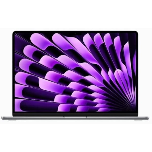 Apple - 15,3" MacBook Air M2 (2023) - RAM 8Go - Tallennustila 256Go - Sideraalinharmaa - AZERTY (2023) - Kunnostettu - Erinomainen kunto - Refurbishe