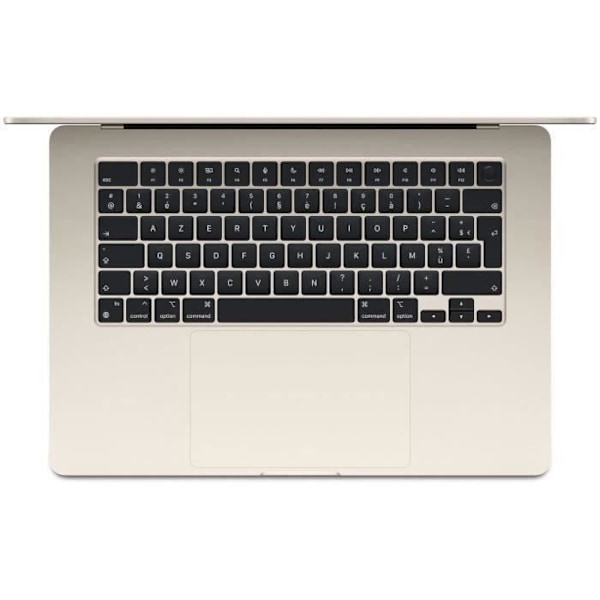 Apple - 15" MacBook Air M3 (2024) - RAM 16Go - Opbevaring 512Go - Stjernelys - AZERTY (2024) - Refurbished - Fremragende stand - Grade A+