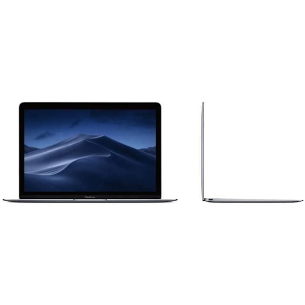 MacBook 12" Retina - Intel Core m3 - 8 Gt RAM-muistia - 256 Gt SSD - Space Grey - - Refurbished Grade C