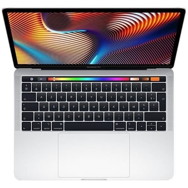 MacBook Pro Touch Bar 13" Core i7 1,7 Ghz 16 Gt 128 Gt SSD hopea (2019) - Uusi akku - Kunnostettu - Erittäin hyvä kunto - Refurbished Grade B