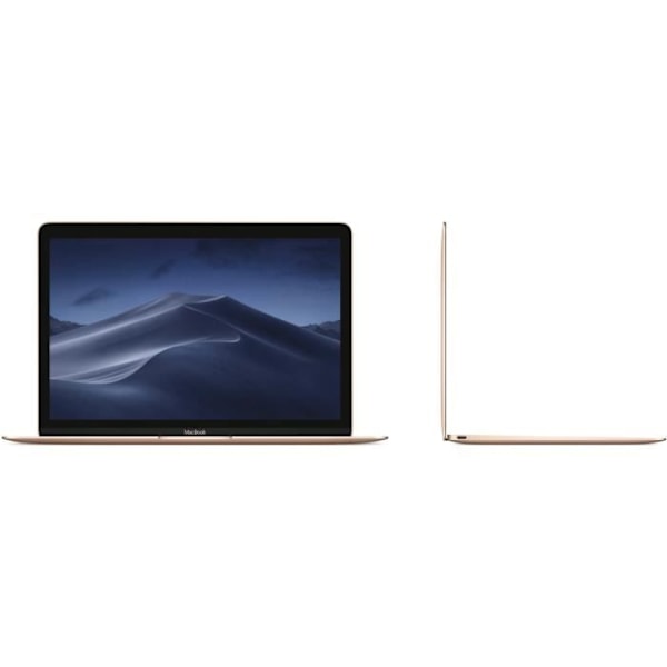 MacBook 12" Retina - Intel Core i5 - 8GB RAM - 512GB SSD - Guld - Refurbished Grade B - Swedish keyboard Guld
