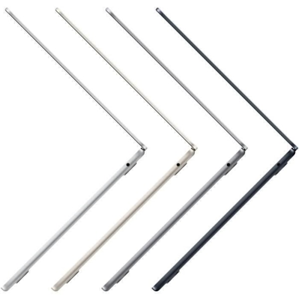 Apple - 13,6" MacBook Air M2 - 8 Gt RAM-muistia - 256 Gt tallennustilaa - Stellar Light - AZERTY - Kunnostettu - Hyvä kunto - Refurbished Grade C