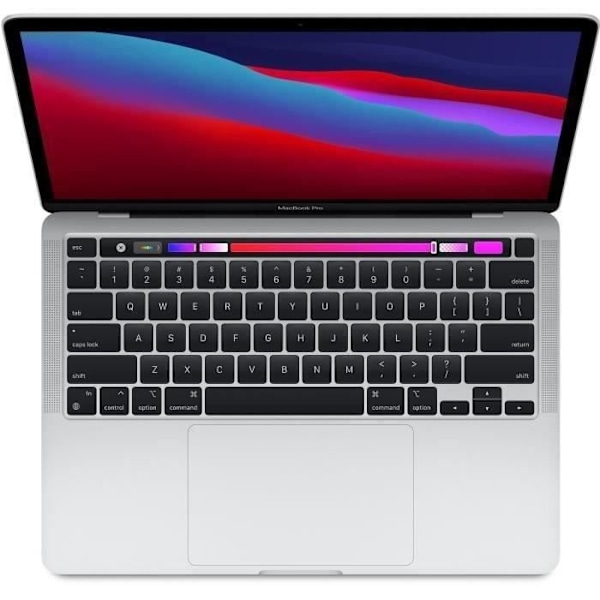 Apple - 13,3" MacBook Pro Touch Bar (2020) - Apple M1 - RAM 8Gt - 256Gt - Hopea (2020) - Kunnostettu - Erinomainen kunto - Refurbished Grade A+