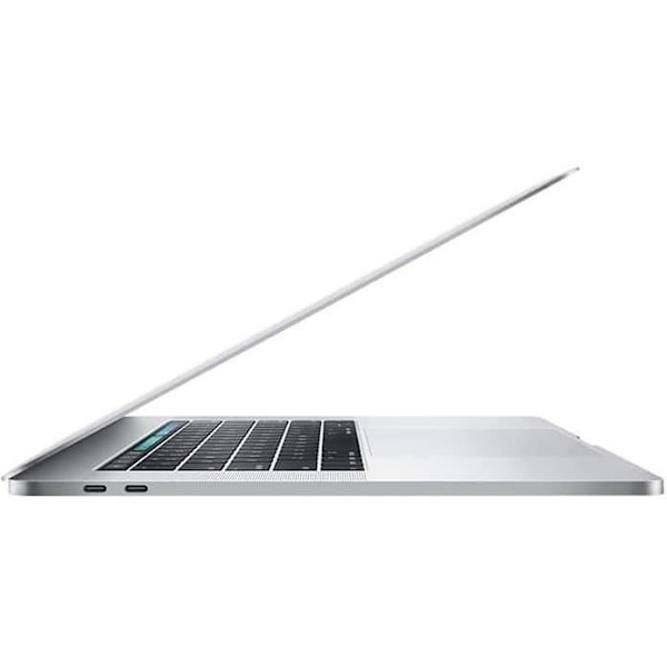 MacBook Pro Touch Bar 15" Core i7 2,6 Ghz 16 Gt 512 Gt SSD hopea (2016) - Uusi akku - Kunnostettu - Hyvä kunto - Refurbished Grade C