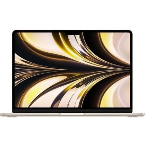 MacBook Air 13" 2022 Apple M2 3,5 Ghz 8 GB 512 GB SSD Stellar Light - Renoverad - Utmärkt skick - Refurbished Grade A+ - Swedish keyboard