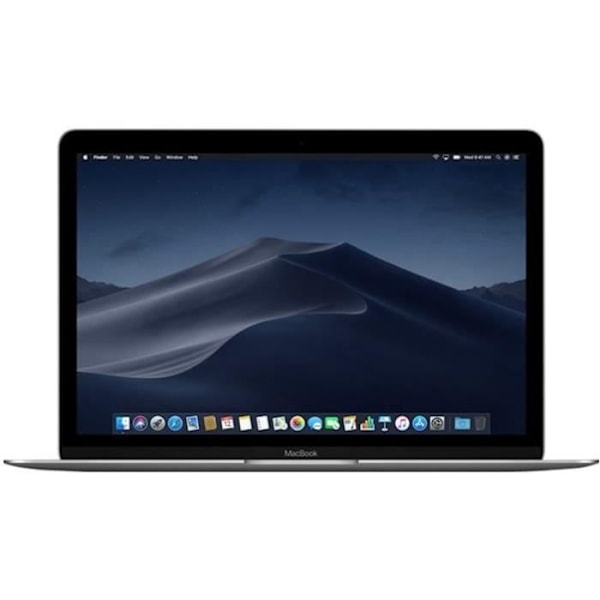 MacBook Retina 12" Core M7 1,3 Ghz 8 Gt 512 Gt SSD Space Grey (2016) - Uusi akku - Kunnostettu - Erinomainen kunto - Refurbished Grade A+