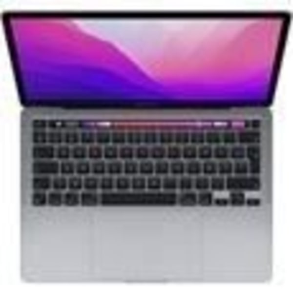 Apple - 13,3" MacBook Pro M2 - RAM 8Go - Lagring 256Go - Mørk grå - AZERTY (2022) - Refurbished - Fremragende stand - Grade A+