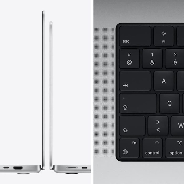 Apple - 16" MacBook Pro (2021) - Puce Apple M1 Max - RAM 32Go - 1To – Hopea (2021) - Kunnostettu - Erinomainen kunto - Refurbished Grade A+