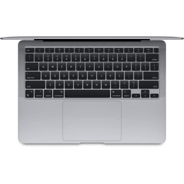 Apple - 13,3" MacBook Air (2020) - Apple M1-chip - 8GB RAM - 256GB lagring - Space Grey - AZERTY - Renoverad - Bra skick - Refurbished Grade C - Swed