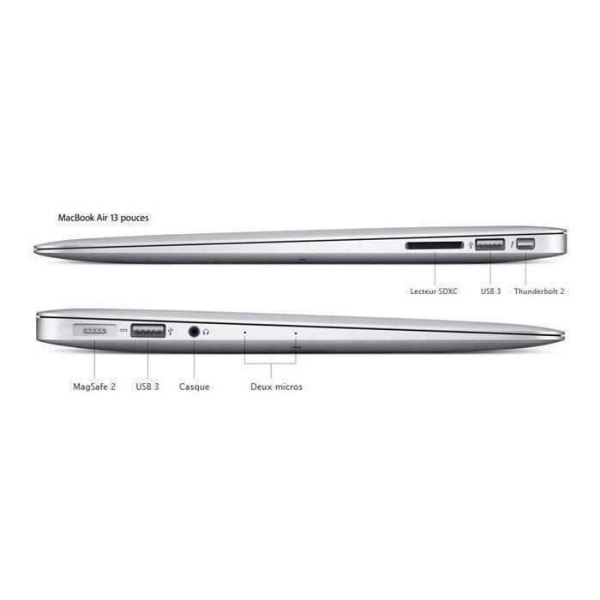 APPLE MacBook Air 13" 2017 i5 - 1,8 Ghz - 8 GB RAM - 128 GB SSD - Grå - Renoverad - Utmärkt skick - Refurbished Grade A+ - Swedish keyboard