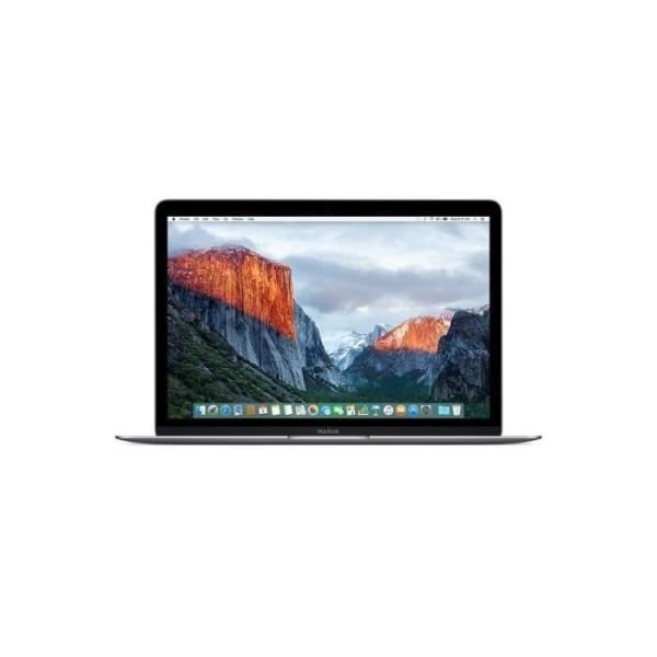 APPLE MacBook Retina 12" 2016 m3 - 1,1 Ghz - 8 GB RAM - 256 GB SSD - Space Grey - Renoverad - Utmärkt skick - Refurbished Grade A+ - Swedish keyboard