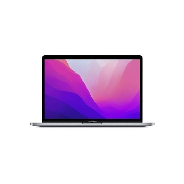 APPLE MacBook Pro Retina Touch Bar 13" Apple M2 3,5 Ghz 8 Gt 256 Gt SSD Space Grey (2022) - Kunnostettu - Erinomainen kunto - Refurbished Grade A+
