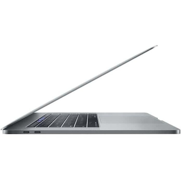 MacBook Pro Touch Bar 15" " Core i7 2,8 Ghz 16 Gt 256 Gt SSD Space Grey (2017) - Uusi akku - Kunnostettu - Erinomainen kunto - Refurbished Grade A+