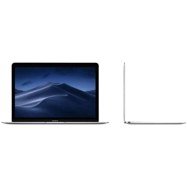 APPLE MacBook Retina 12" 2017 i5 - 1,3 Ghz - 8 Go RAM - 512 Go SSD - Hopea - Uudelleen kunnostettu - Erinomainen kunto - Refurbished Grade A+