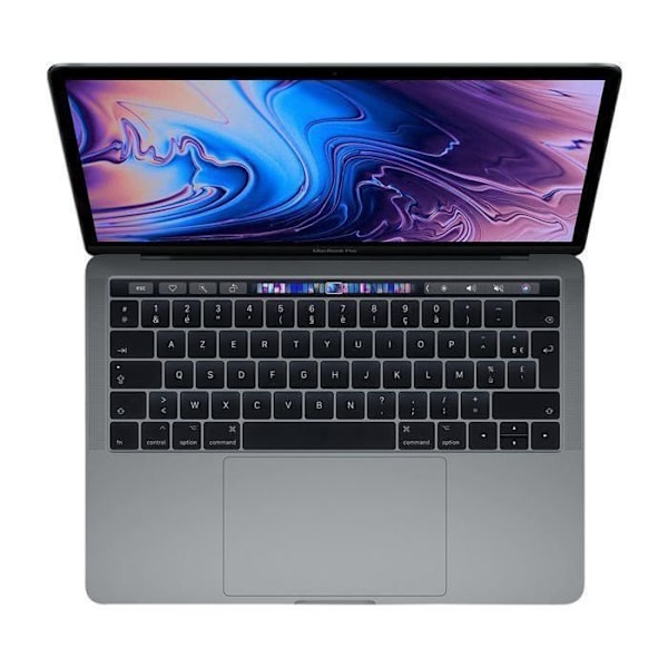 MacBook Pro Touch Bar 13" i7 3,3 Ghz 16 GB RAM 1 TB SSD Space Grey (2016) - Renoveret - God stand - Refurbished Grade C