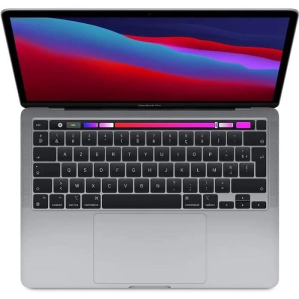 MacBook Pro TouchBar 13" M1 - Renoverad - Bra skick - Refurbished Grade C - Swedish keyboard