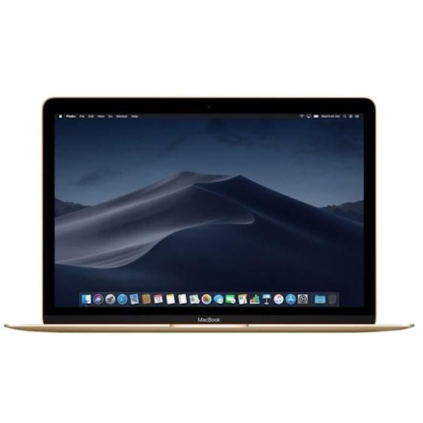 MacBook Retina 12" " Core M3 1,2 Ghz 8 GB 256 GB SSD Gold (2017) - Nytt batteri - Renoverad - Utmärkt skick - Refurbished Grade A+ - Swedish keyboard