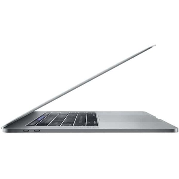 MacBook Pro Touch Bar 15" Core i7 2,6 Ghz 16 Gt 512 Gt SSD Space Grey (2018) - Uusi akku - Kunnostettu - Erittäin hyvä kunto - Refurbished Grade B