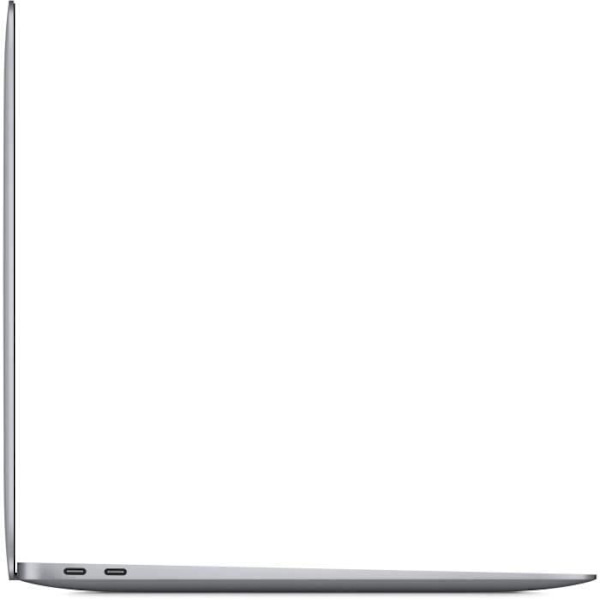 Apple - 13,3" MacBook Air (2020) - Apple M1 -siru - RAM 16 Gt - 256 Gt - Sid Grey - AZERTY - Kunnostettu - Erinomainen kunto - Refurbished Grade A+