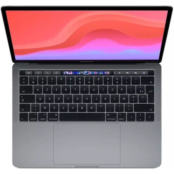 MacBook Pron kosketuspalkki 13" M1 3,2 Ghz 8 Gt 256 Gt SSD Space Grey (2020) - Kunnostettu - Erinomainen kunto - Refurbished Grade A+