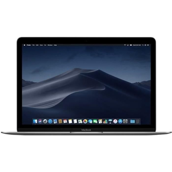 MacBook Retina 12" 2016 Core M7 1.3 Ghz 8GB 256GB SSD Space Harmaa - Kunnostettu - Hyvä kunto - Refurbished Grade C