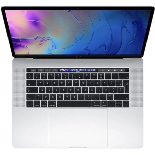 MacBook Pro Touch Bar 15" i7 2,7 Ghz 16 GB RAM 512 GB SSD Silver (2016) - Renoverad - Mycket bra skick - Refurbished Grade B - Swedish keyboard