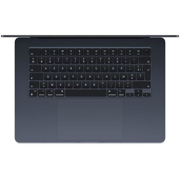Apple - 15" MacBook Air M3 (2024) - RAM 16Go - Lager 512Go - Midnat - AZERTY (2024) - Refurbished - Fremragende stand - Grade A+