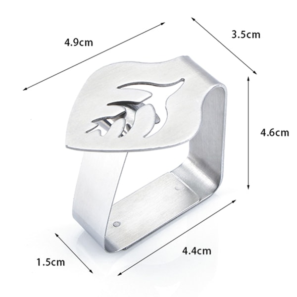 4 st Bordsduksklämmor Metall Löv Bordsfixering Dekoration Hem 4PCS