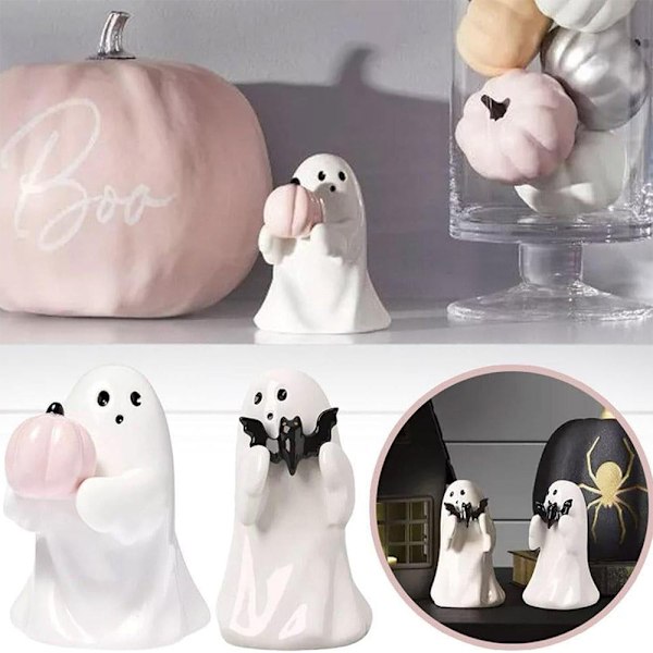 Aaveet Halloween Koristeet Hartsi Pieni Pelottava Aave Figuriini Patsas Koriste Bat