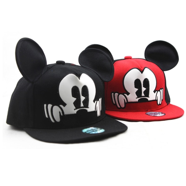 Pojkar Disney Mickey Mouse Sport Baseballkeps Solskydd red grid