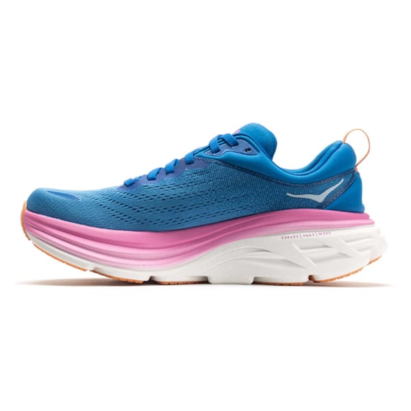 HOKA ONE ONE Bondi 8 Textile Damskor Lågtoppiga Löparskor för Asfalt Blue Pink 39