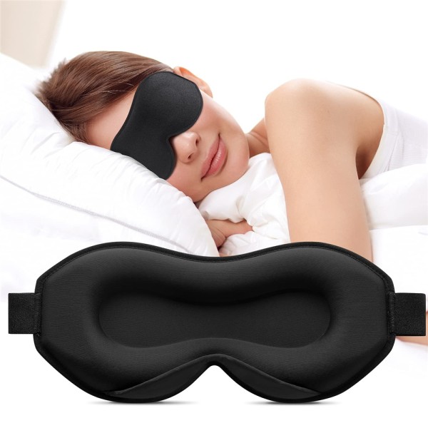 Sömnmasker Sovglasögon med justerbar rem för resor 006
