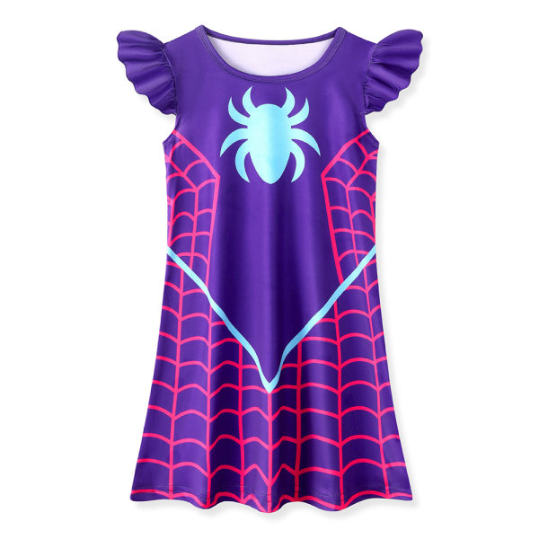 Spiderman Girls Nattklänning Nattkläder Nattklänning Nattklänning B 150cm