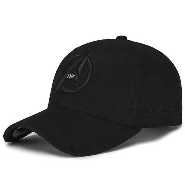 Herr Basebollkepsar Vår Casual All-Match Toppiga Kepsar Solhattar black A