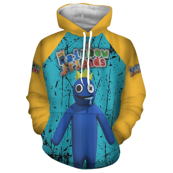 Rainbow Friends 3D Hoodie Top Barn Pullover Sweatshirts Gift B 140cm