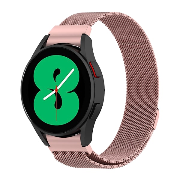 Armband i rostfritt stål som är kompatibelt med Samsung Galaxy Watch 4 rose pink