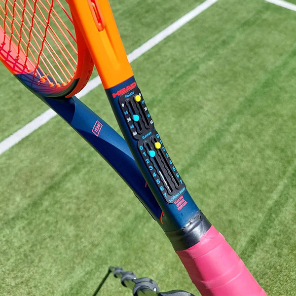 Scoring Right Tennisracketar och Paddlar Resultattavla Enkelt Monterad White