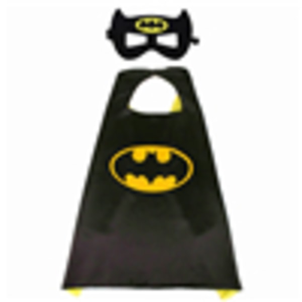 Superhelt Lang Kappe og Maske for Barn Halloween Leke Gaver H